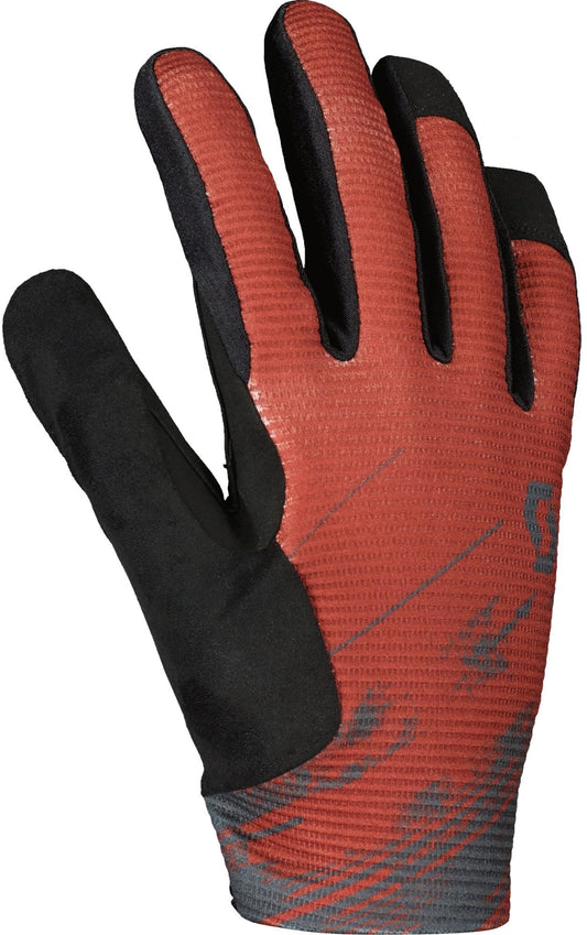Scott Ridance Full Finger Cycling Gloves - Red