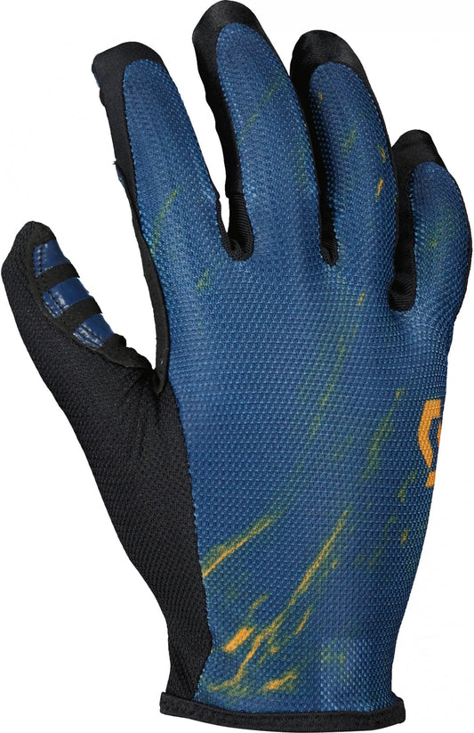 Scott Traction Full Finger Cycling Gloves - Blue