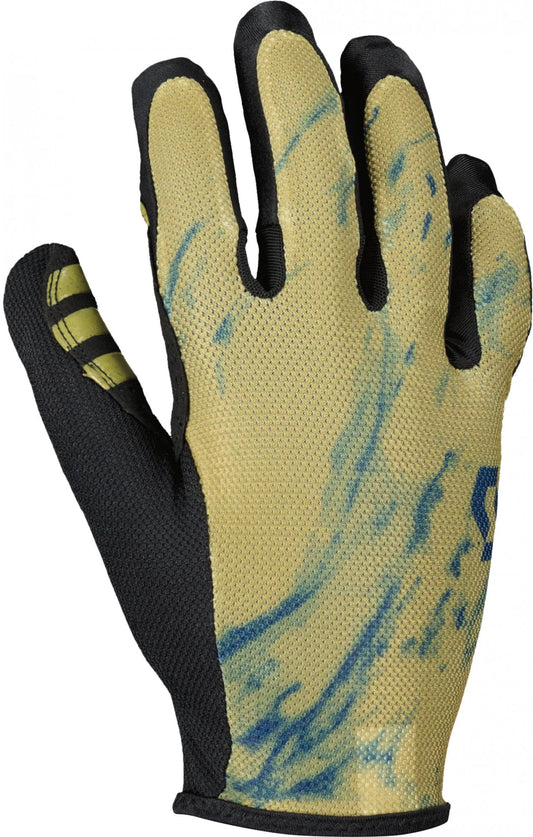 Scott Traction Full Finger Cycling Gloves - Green