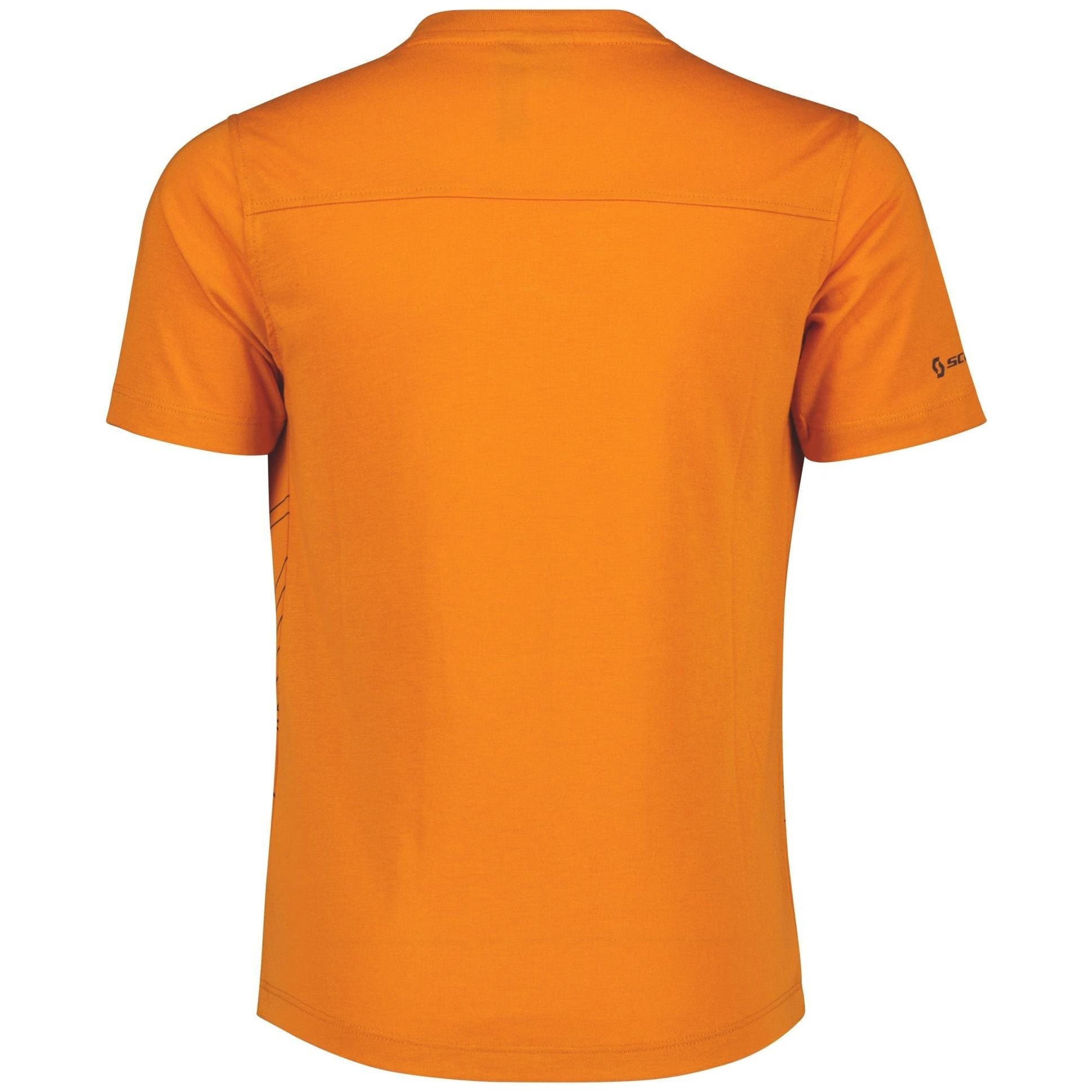 Scott Trail 10 Dri Junior Short Sleeve Cycling Jersey Orange Kids