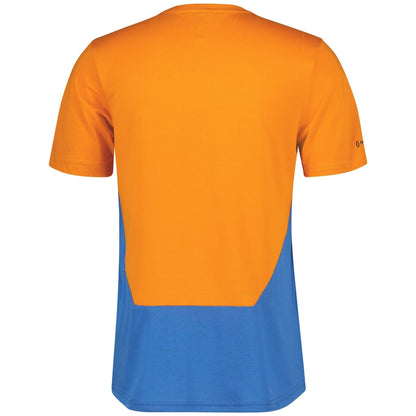 Scott Trail Flow Dri Short Sleeve Mens Cycling Jersey - Orange