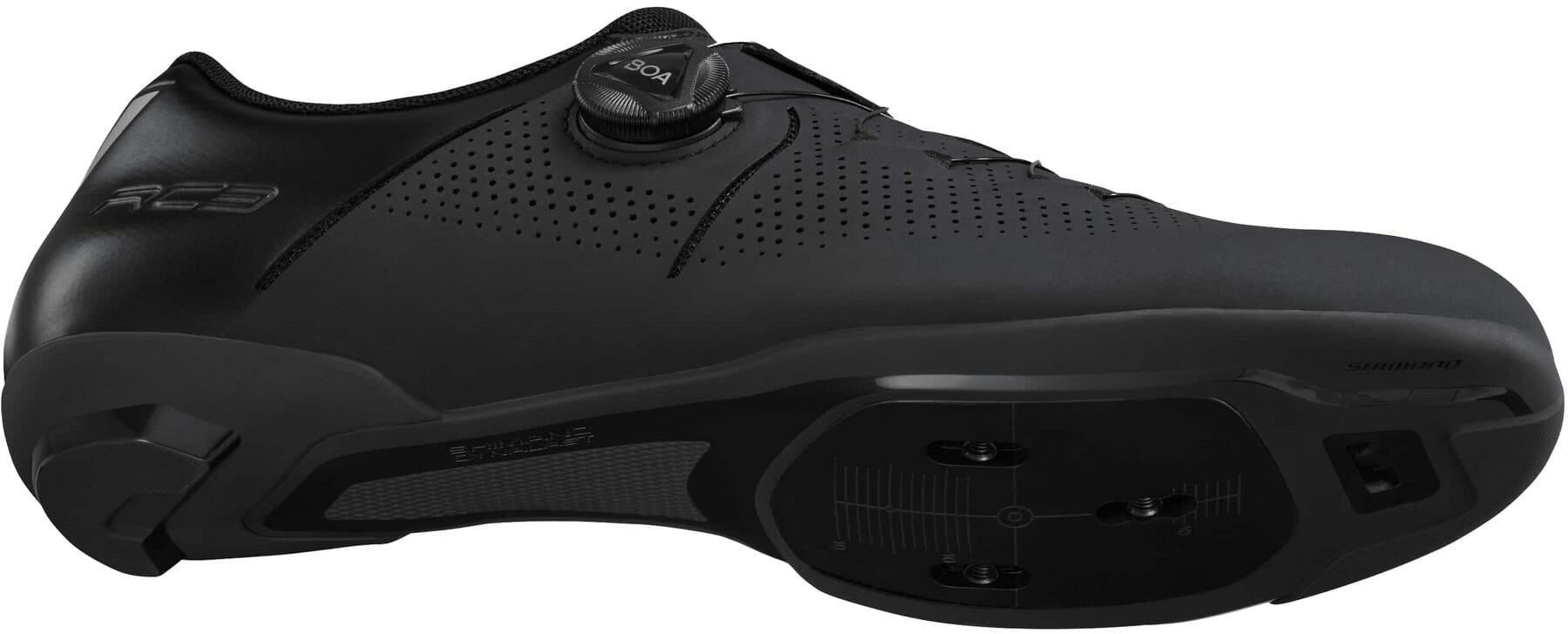 Shimano RC302 Mens Road Cycling Shoes - Black – Start Fitness