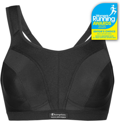Shock Absorber D+ Max Womens Sports Bra - Black