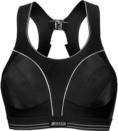 Shock Absorber Ultimate Run Womens Sports Bra - Black