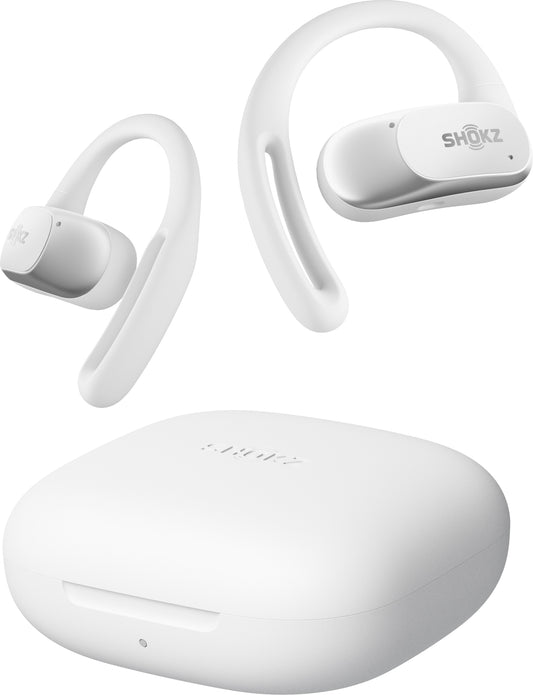 Shokz OpenFit Air Wireless Bone Conduction Running Headphones - White