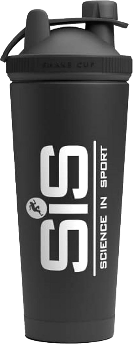 SiS Double Wall Stainless Steel 750ml Shaker - Black