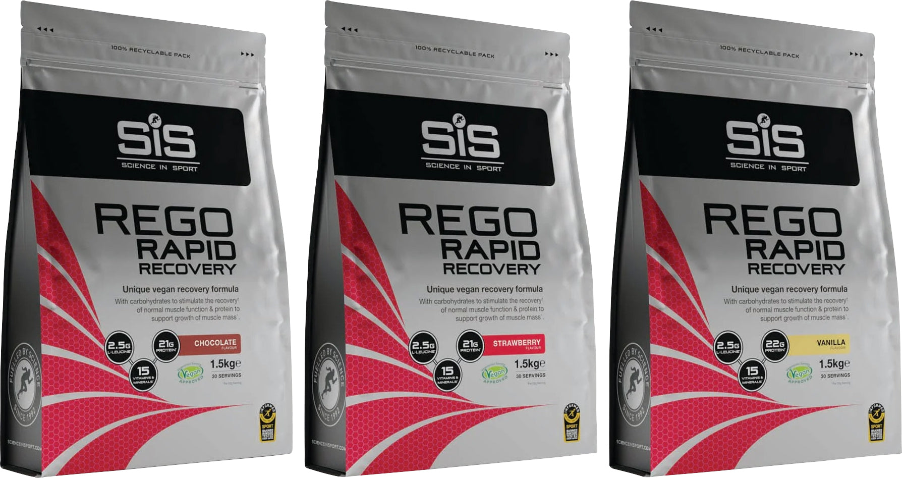 Oleva Rerego Bag SiS REGO Rapid Recovery Drink 1.5kg Bag – Start Fitness