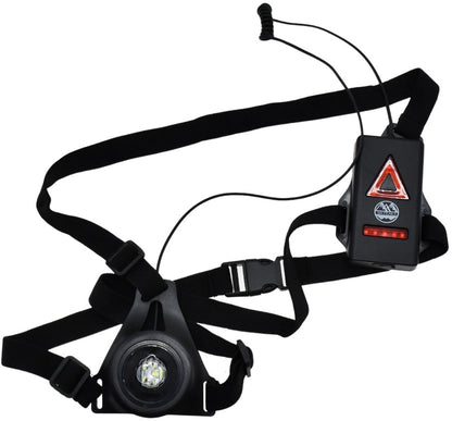 Six Peaks LED Running Chest Light - Black