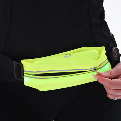 Six Peaks LED Running Waist Belt - Yellow