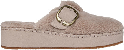 Skechers BOBS Rosey Rise Cuddle Kicks Womens Slippers - Cream