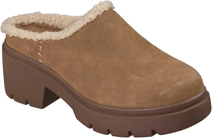 Skechers Cozy City Womens Mule Boots - Brown