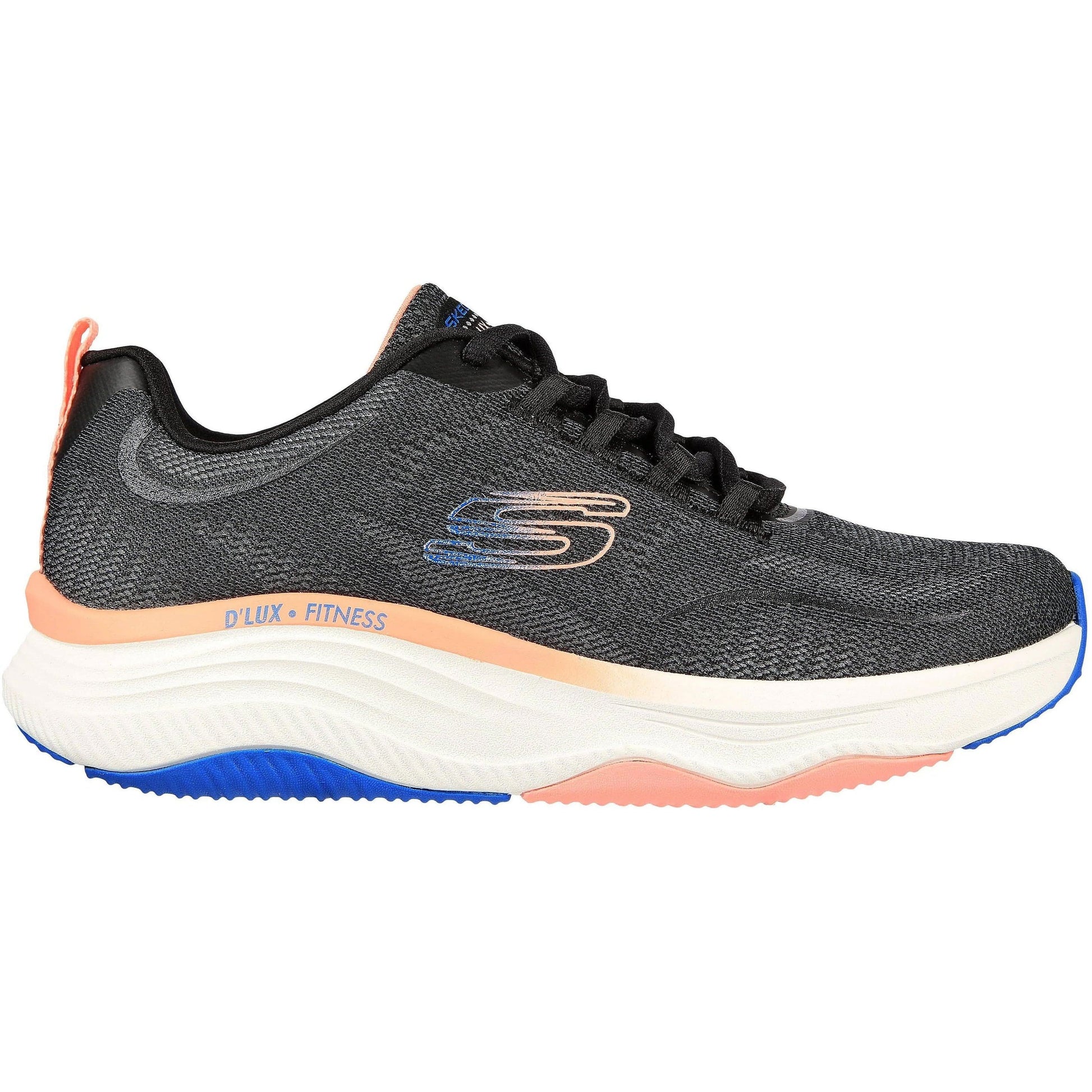 Skechers D'Lux Fitness Womens Training Shoes - Black – Start Fitness