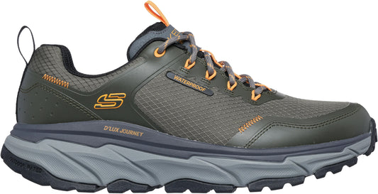 Skechers D'Lux Journey Slate Peak Waterproof Mens Walking Shoes - Green