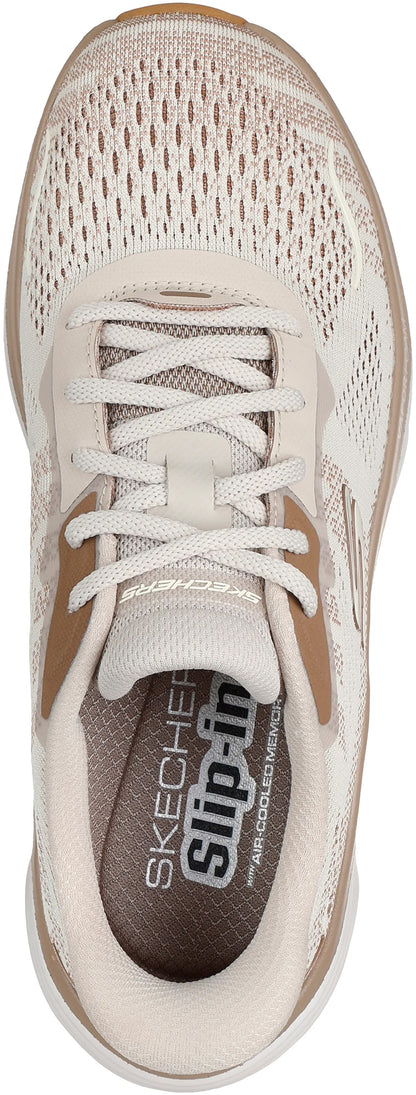 Skechers D'Lux Vapor Clear Horizon Womens Shoes - Brown