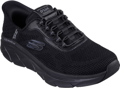 Skechers D'Lux Walking 2.0 Rezinate Mens Walking Shoes - Black