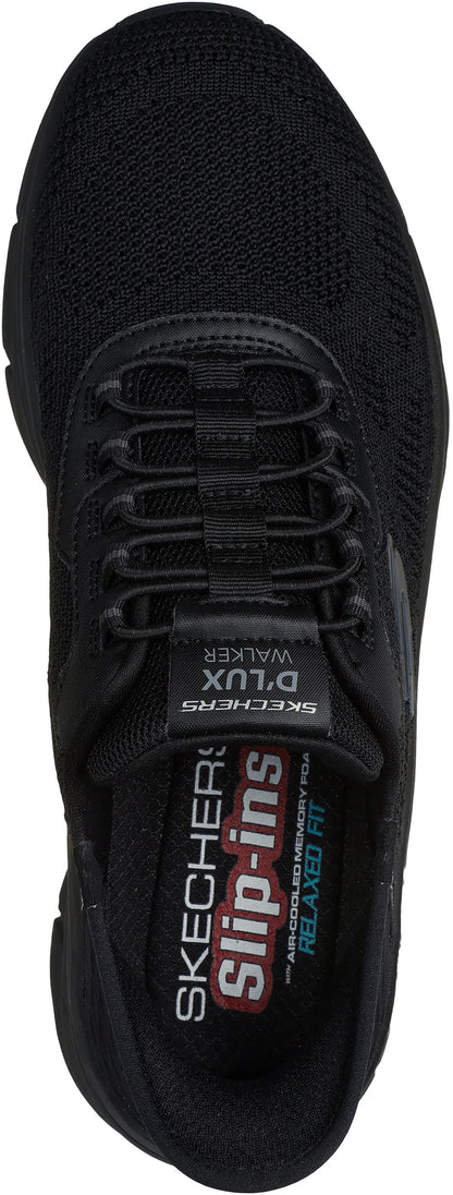 Skechers D'Lux Walking 2.0 Rezinate Mens Walking Shoes - Black