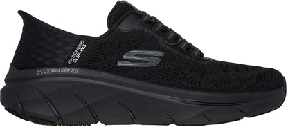 Skechers D'Lux Walking 2.0 Rezinate Mens Walking Shoes - Black