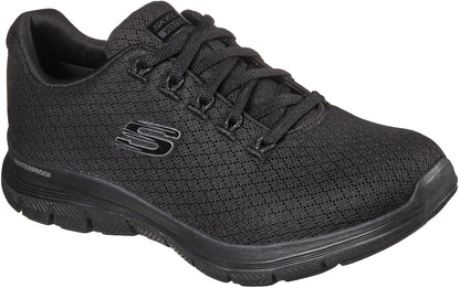 Skechers Flex Appeal 4 Coated Fideli Womens Training Shoes - Black
