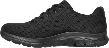 Skechers Flex Appeal 4 Coated Fideli Womens Training Shoes - Black