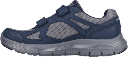 Skechers Flex GURN Velcro Mens Shoes - Blue