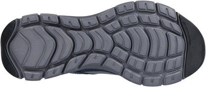 Skechers Flex GURN Velcro Mens Shoes - Blue