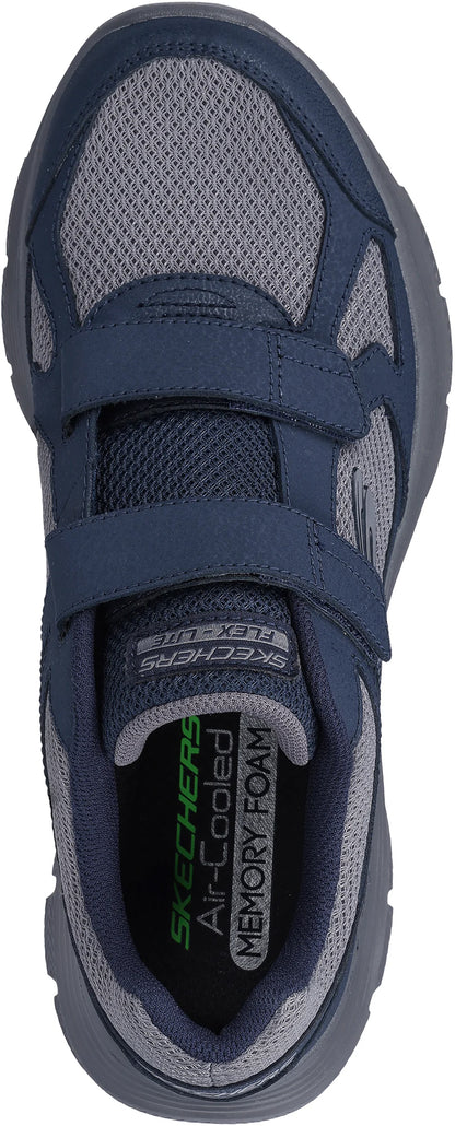 Skechers Flex GURN Velcro Mens Shoes - Blue