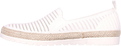 Skechers BOBS Flexpadrille Sparkling Sky Womens Shoes - White