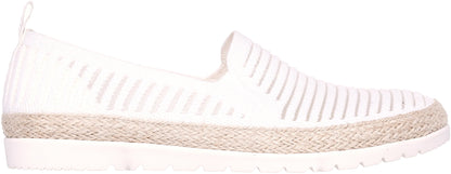 Skechers BOBS Flexpadrille Sparkling Sky Womens Shoes - White