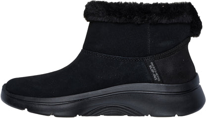 Skechers GO WALK Cozy Stride Womens Boots - Black