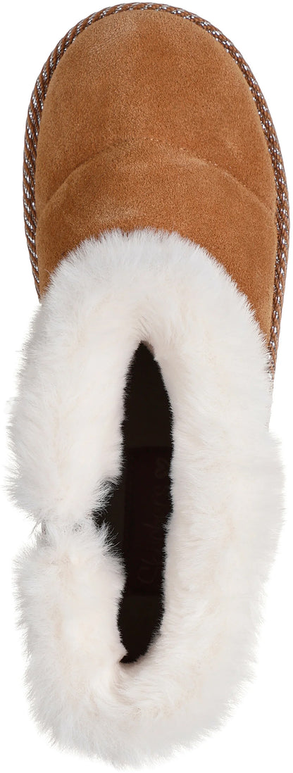Skechers Glamslam Snow Drifter Junior Boots - Brown