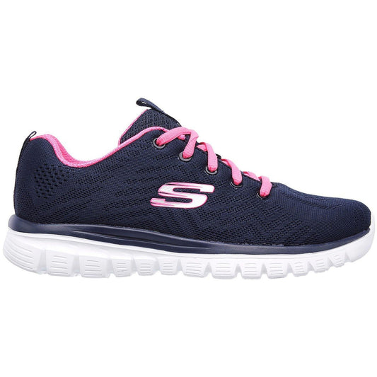 Skechers Graceful WIDE FIT Womens Training Shoes - Navy