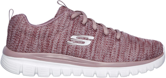 Skechers Graceful Twisted Womens Training Shoes - Pink