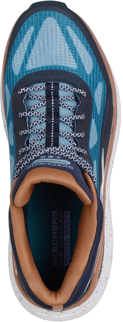 Skechers Max Cushioning Suspension Terrace Waterproof Womens Running Shoes - Blue