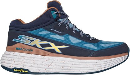 Skechers Max Cushioning Suspension Terrace Waterproof Womens Running Shoes - Blue