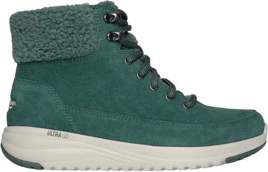 Skechers On The Go Stellar Winterize Womens Boots - Green