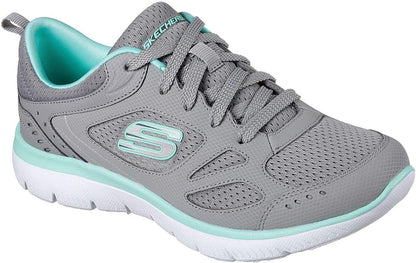 Skechers Summits Suited Womens Training Shoes - Grey