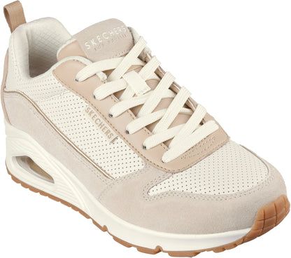 Skechers UNO 2 Much Fun Womens Shoes - Beige