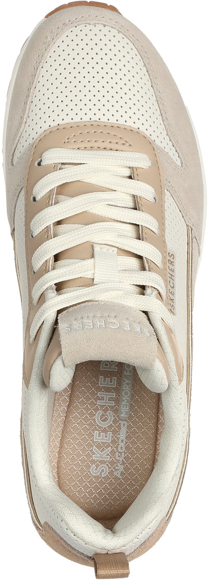 Skechers UNO 2 Much Fun Womens Shoes - Beige