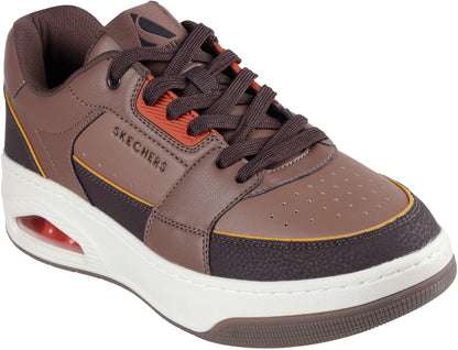 Skechers UNO Court Low Post Mens Shoes - Brown