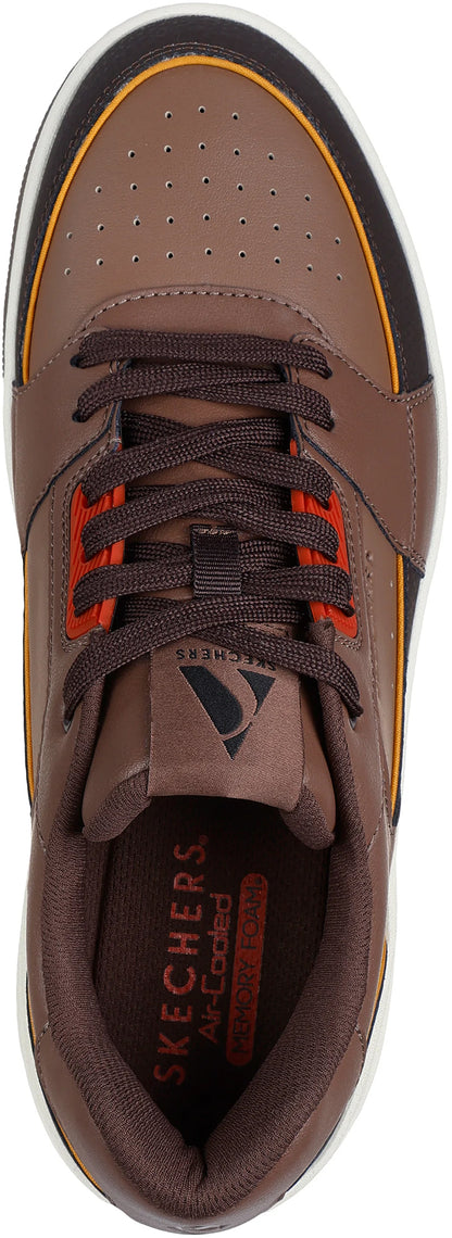 Skechers UNO Court Low Post Mens Shoes - Brown