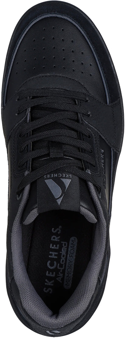 Skechers UNO Court Low Post Match Mens Shoes - Black
