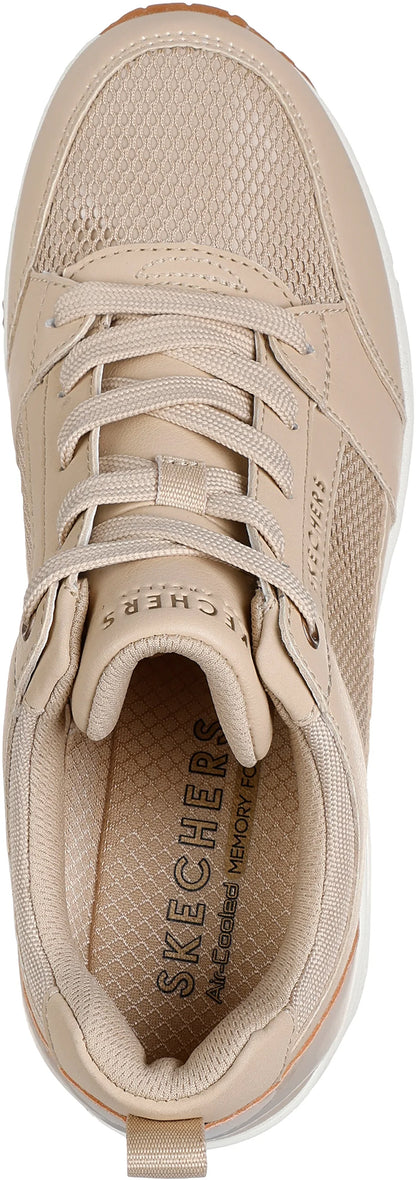 Skechers UNO Wedge Everything Nice Womens Shoes - Beige