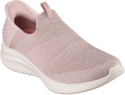 Skechers Ultra Flex 3.0 Glitter Me Womens Shoes - Pink