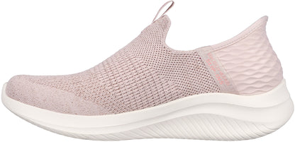 Skechers Ultra Flex 3.0 Glitter Me Womens Shoes - Pink