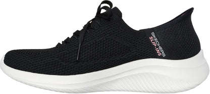 Skechers Ultra Flex 3.0 Morning Blossom Womens Shoes - Black