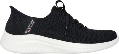 Skechers Ultra Flex 3.0 Morning Blossom Womens Shoes - Black
