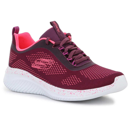 Skechers Ultra Flex New Horizon Plum Front - Front View