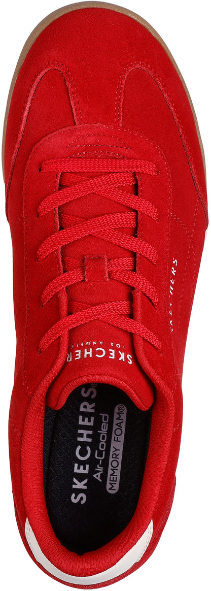 Skechers Zinger 2.0 Manzanilla Suede Mens Shoes - Red