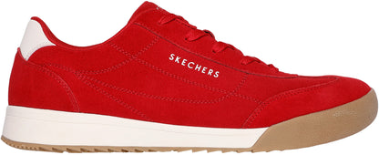Skechers Zinger 2.0 Manzanilla Suede Mens Shoes - Red