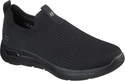 Skechers GO Walk Arch Fit Iconic EXTRA WIDE FIT Mens Walking Shoes - Black